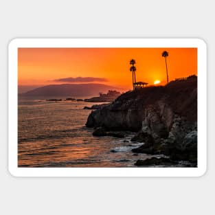 Sunset Over Pismo Beach Sticker